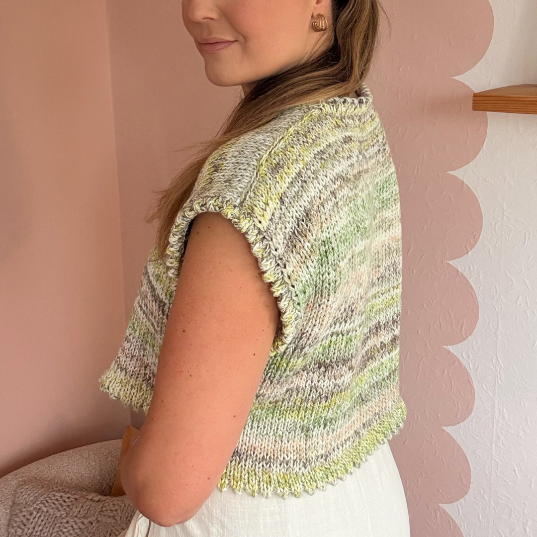 KNITTING KIT - Maddie Tee - Cotton Waves