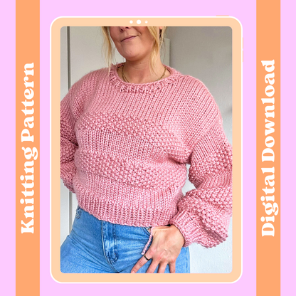 Beginners chunky knitting patterns sale