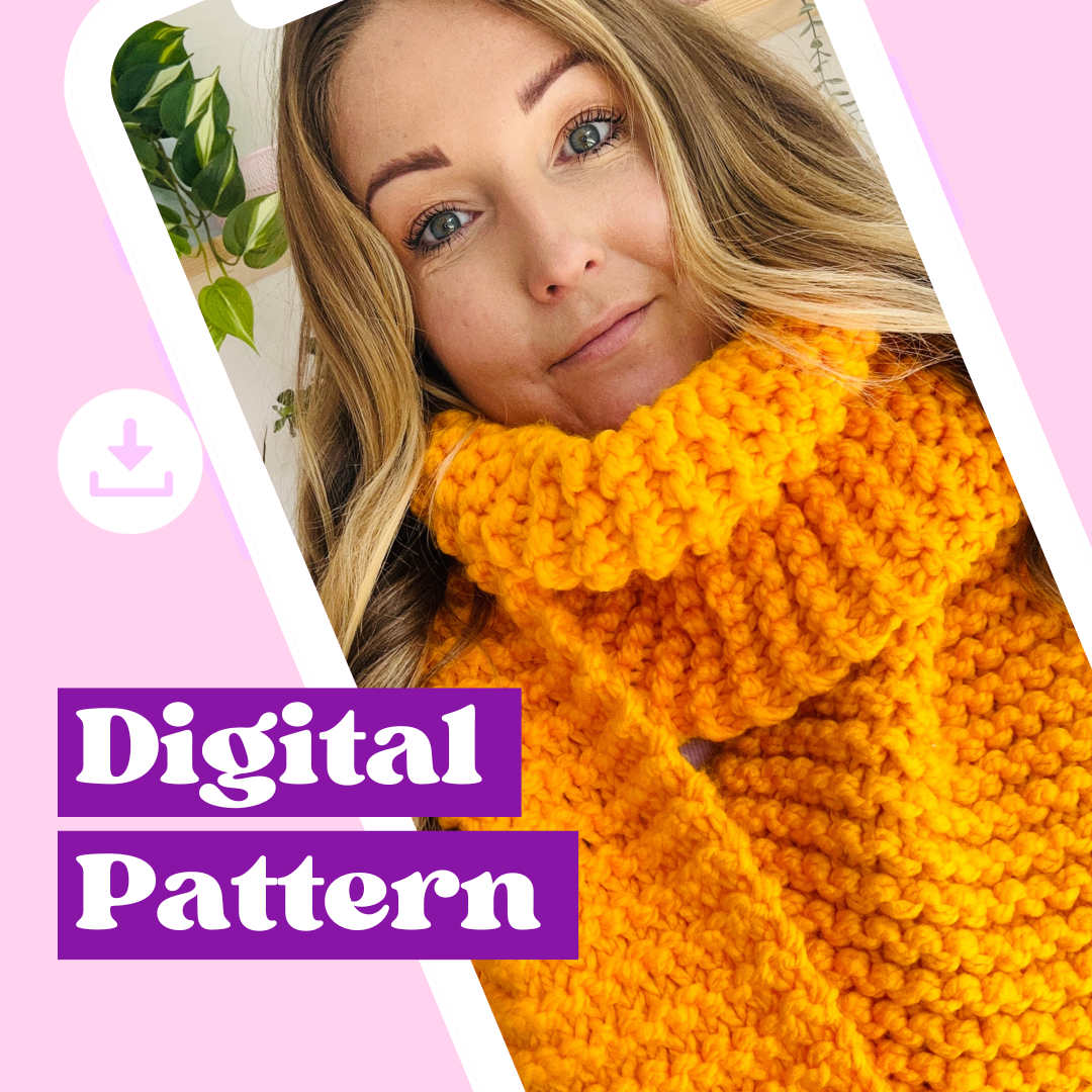 easy chunky scarf knitting pattern