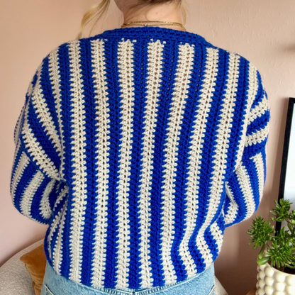Sophie Jumper crochet kit | beginner friendly crochet kit | DIY crochet | chunky cardigan 