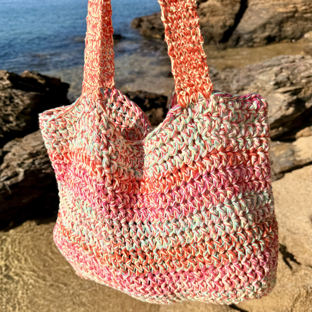San Antonio Beach Bag Crochet Pattern | Digital Crochet pattern | Beach Bag Crochet pattern | beginner friendly crochet pattern