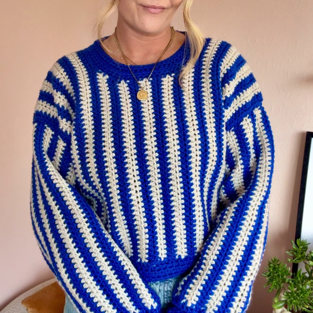 Sophie Jumper crochet kit | beginner friendly crochet kit | DIY crochet | chunky cardigan 
