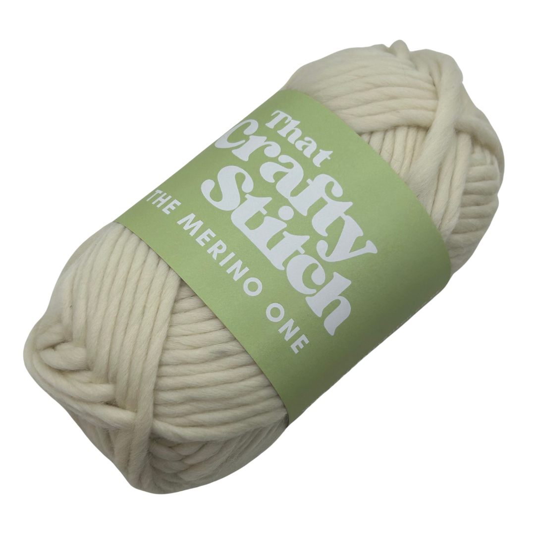 Cream super chunky merino wool