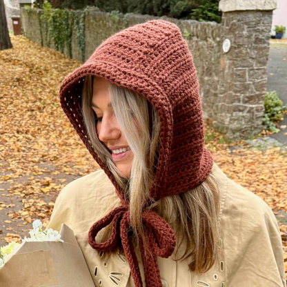 Crochet bonnet kit | beginner friendly crochet kit | complete DIY crochet kit