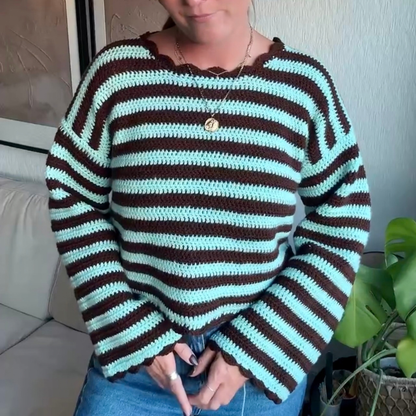 Hallie sweater crochet pattern | jump crochet pattern | digital download for crochet pattern