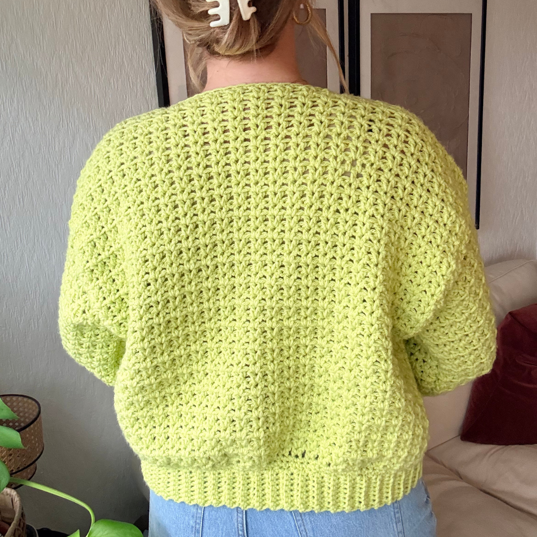 Ivy cardigan crochet kit | cardigan crochet kit | crochet gift set | easy crochet cardigan | how to crochet | DIY crochet kit