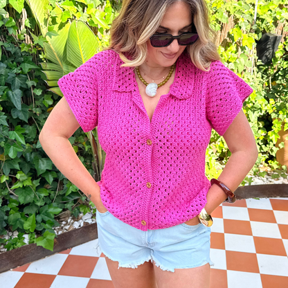 The Maya shirt crochet pattern | summer crochet pattern | digital crochet pattern