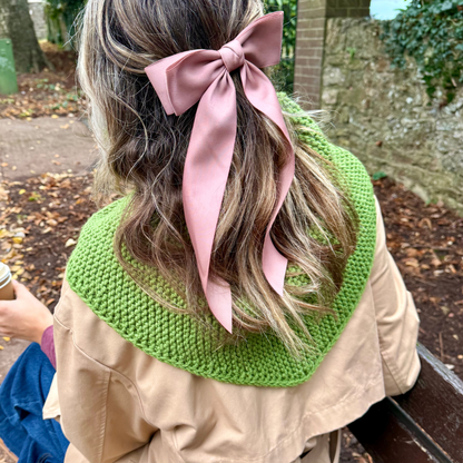 Scout scarf knitting pattern | triangle scarf knit pattern | digital knitting pattern