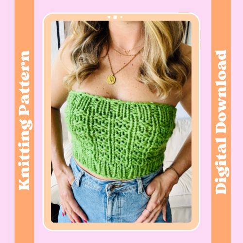 bandeaux top knitting pattern