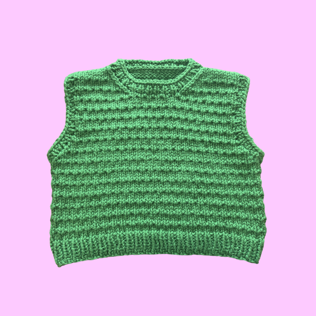 The Georgia Sweater vest chunky knit