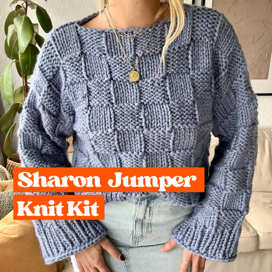chunky jumper knitting kit
