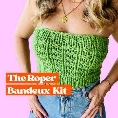 KNITTING KIT - The Roper Bandeaux Top