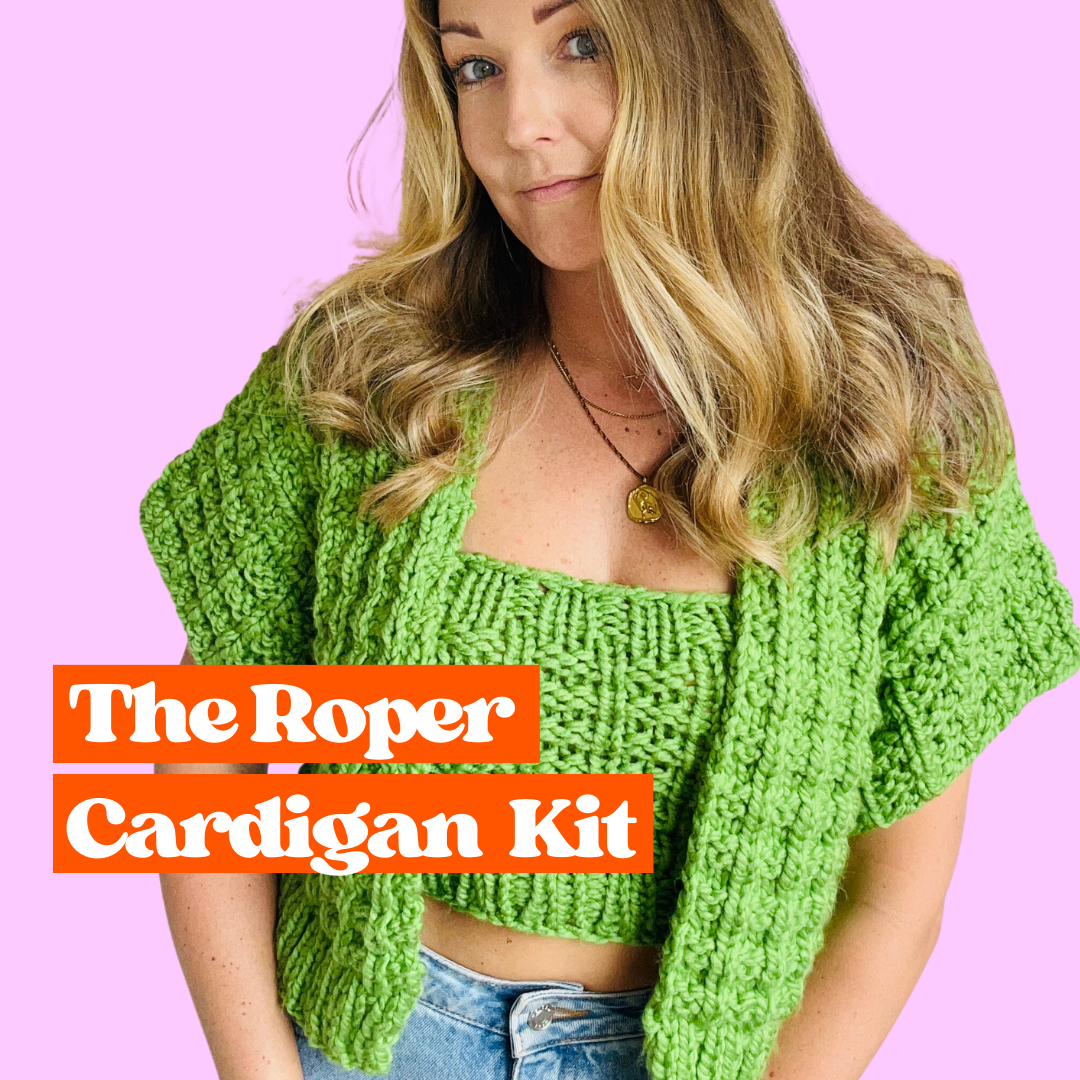 Knit your own cardigan kit