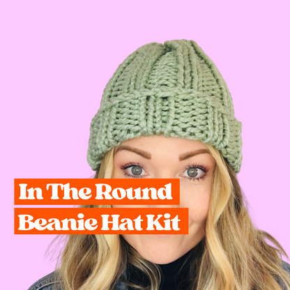 KNITTING KIT - In The Round Beanie