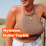 Beginner friendly summer top knit kit