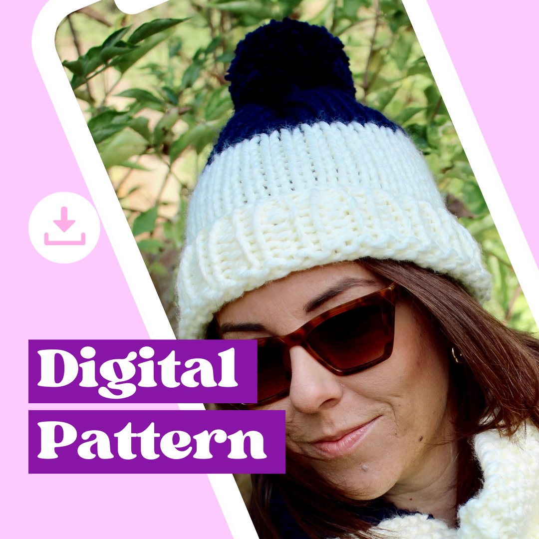 KNITTING PATTERN - Bobble Pop Hat - Digital Download – That Crafty Stitch