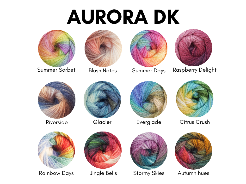CROCHET KIT - Hallie Sweater - Aurora Edition