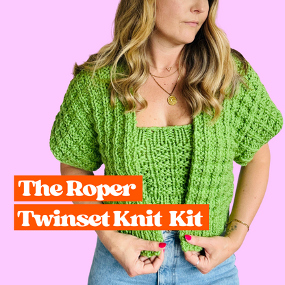 KNITTING KIT - The Roper Twinset