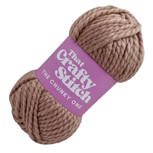 Mink super chunky acrylic yarn