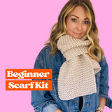Beginner scarf knit kit