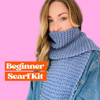 KNITTING KIT - Beginner Scarf