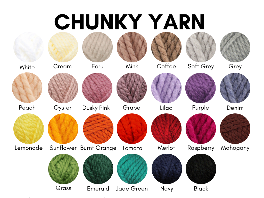 Grape Super Chunky Yarn - Acrylic