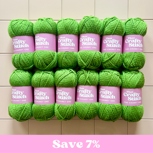 super chunky yarn bundle of 12