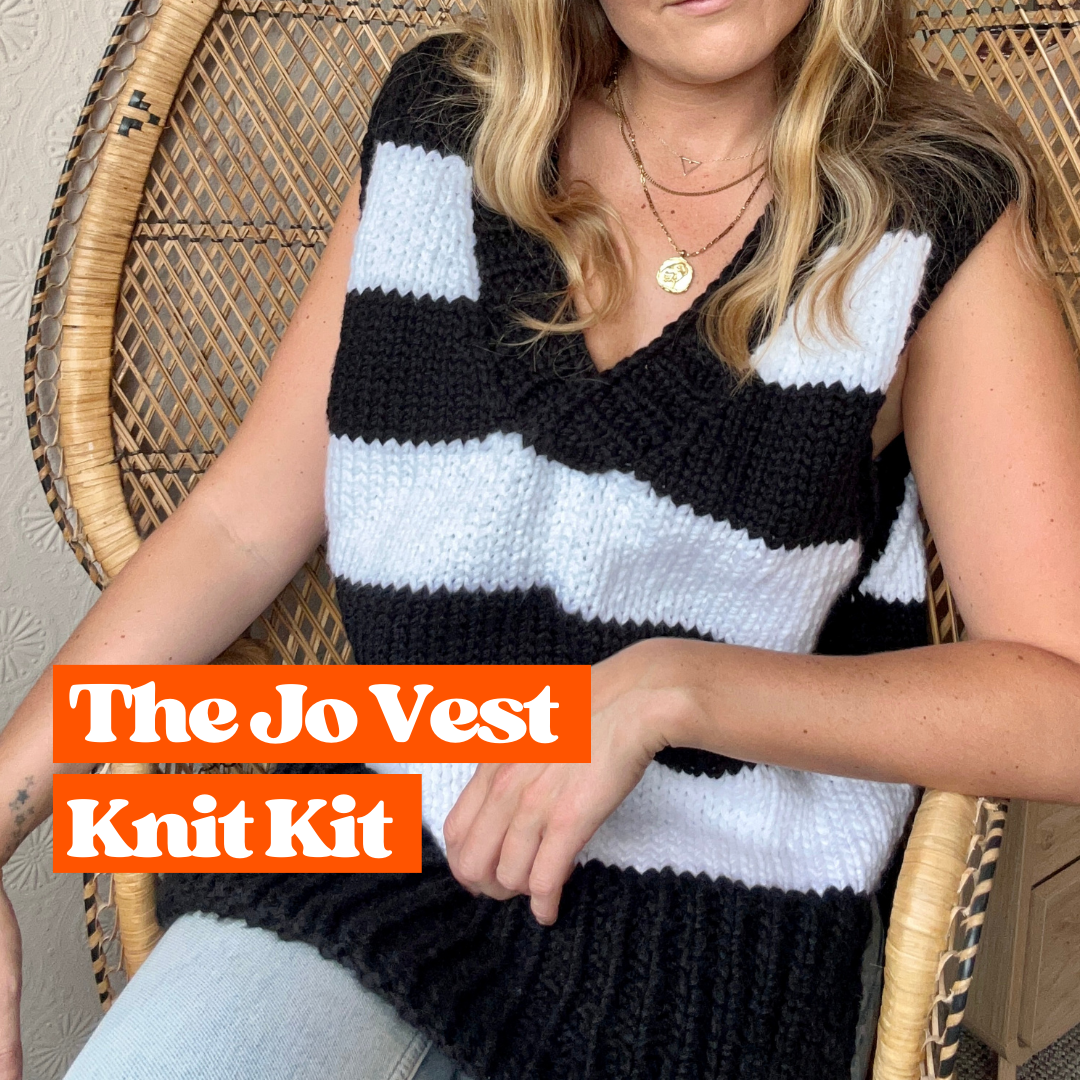 v-neck vest knitting pattern