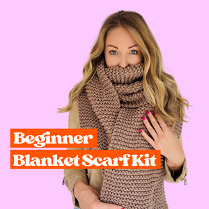 beginner blanket scarf kit