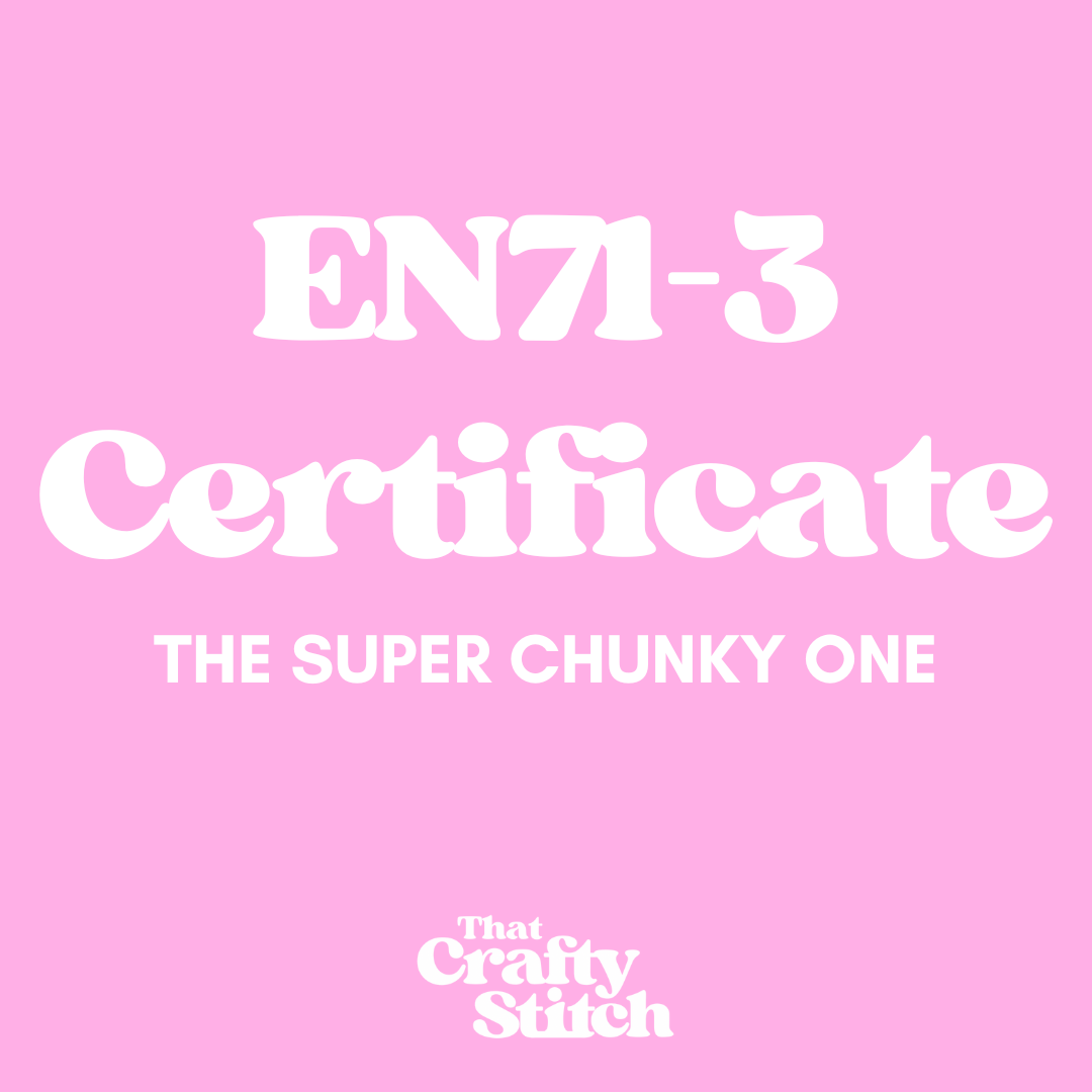 EN71-3  - The Super Chunky One