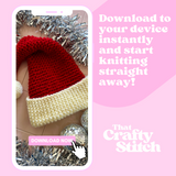 Knitting Pattern - Easy Santa Hat
