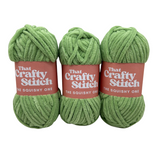 super chunky chenille yarn - pistachio green