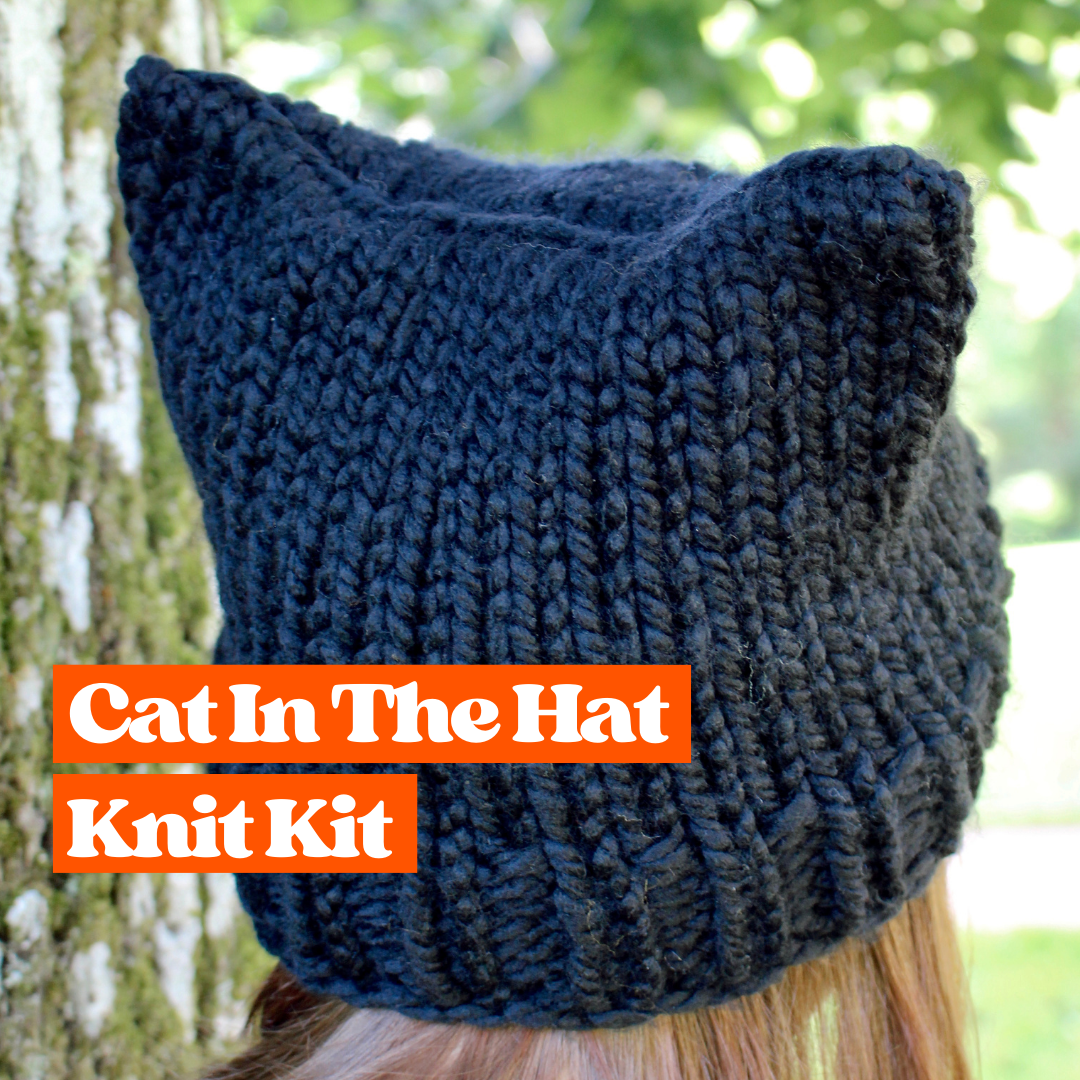 knit your own cat hat