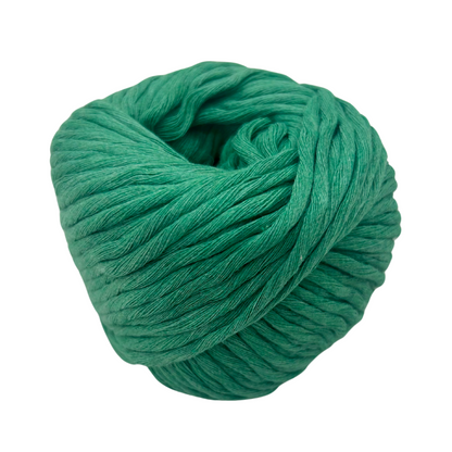 midori green chunky cotton yarn