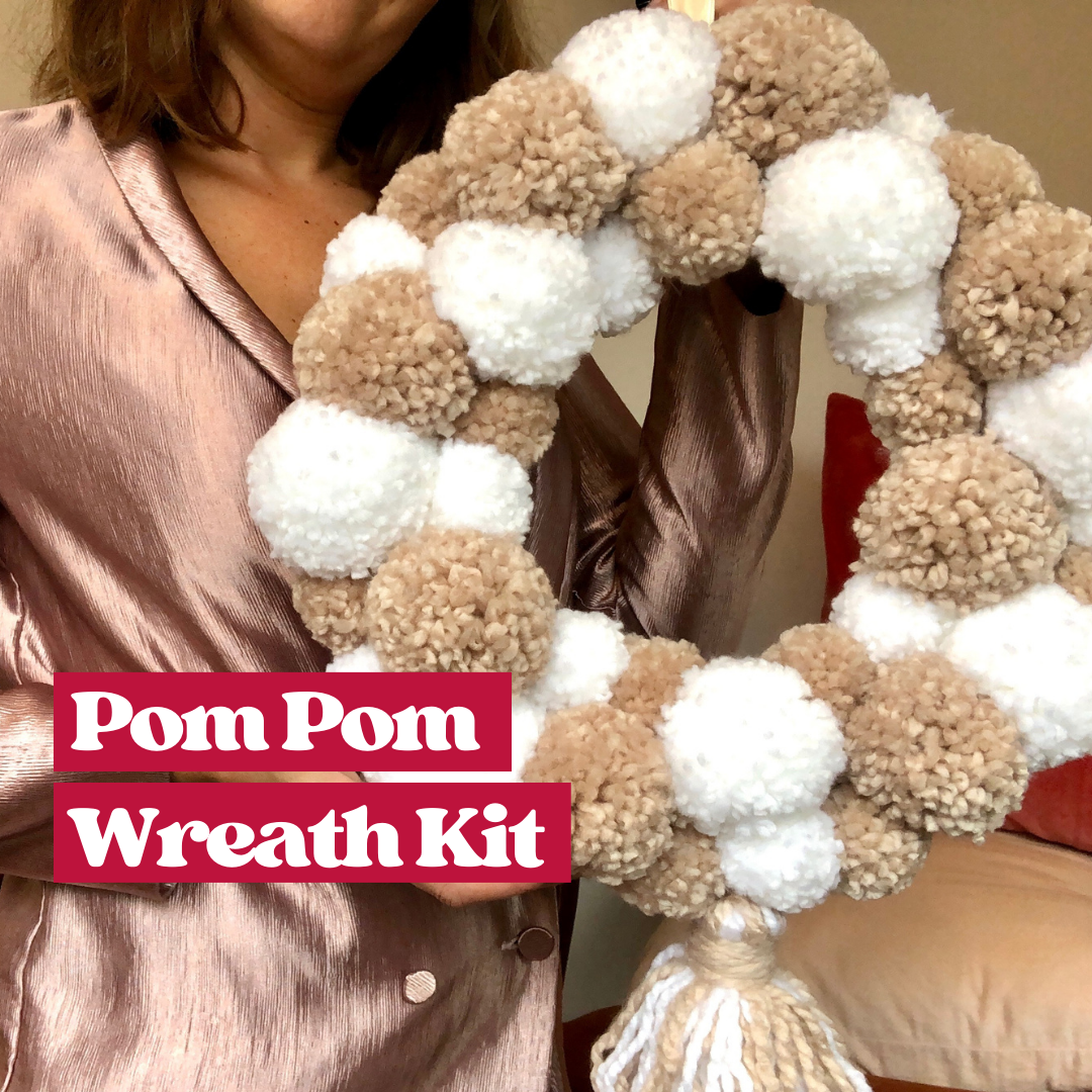 pom pom wreath kit