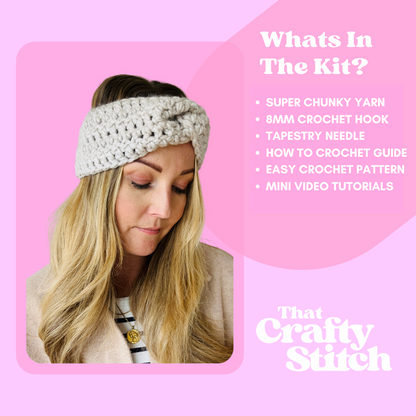 CROCHET KIT - Headband Kit