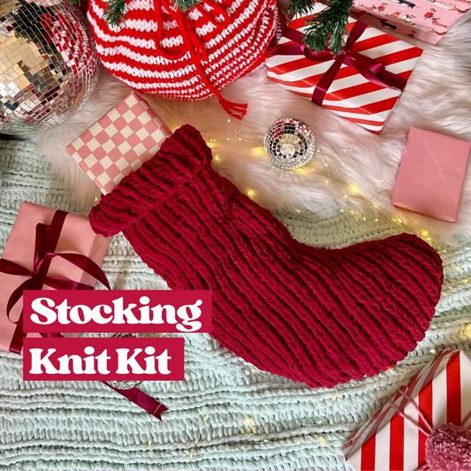 squishy stocking knit kit