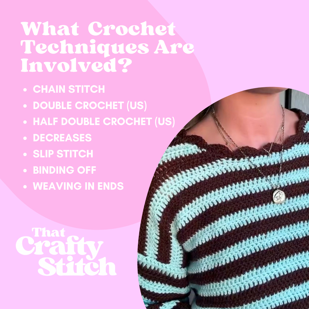 Hallie sweater crochet pattern | jump crochet pattern | digital download for crochet pattern