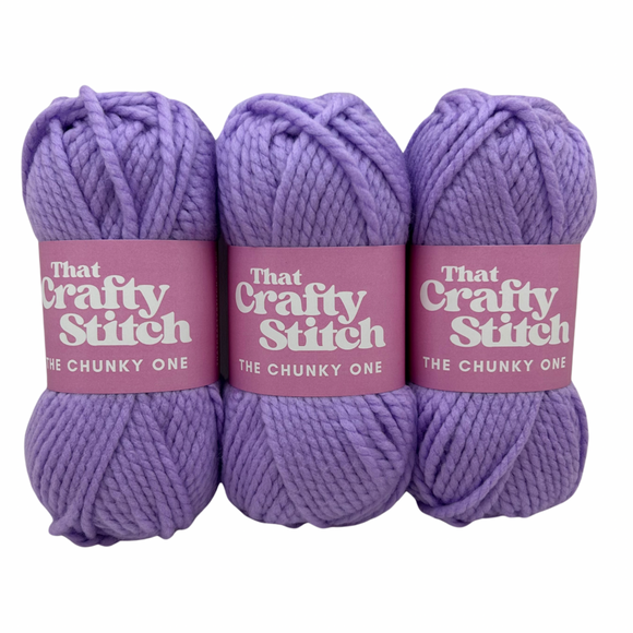 Lilac super chunky yarn