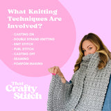 chunky scarf knitting kit