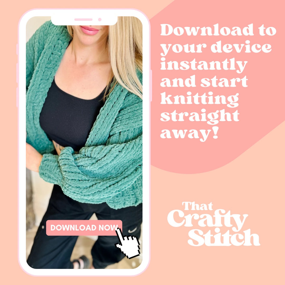 chunky cardigan knitting pattern