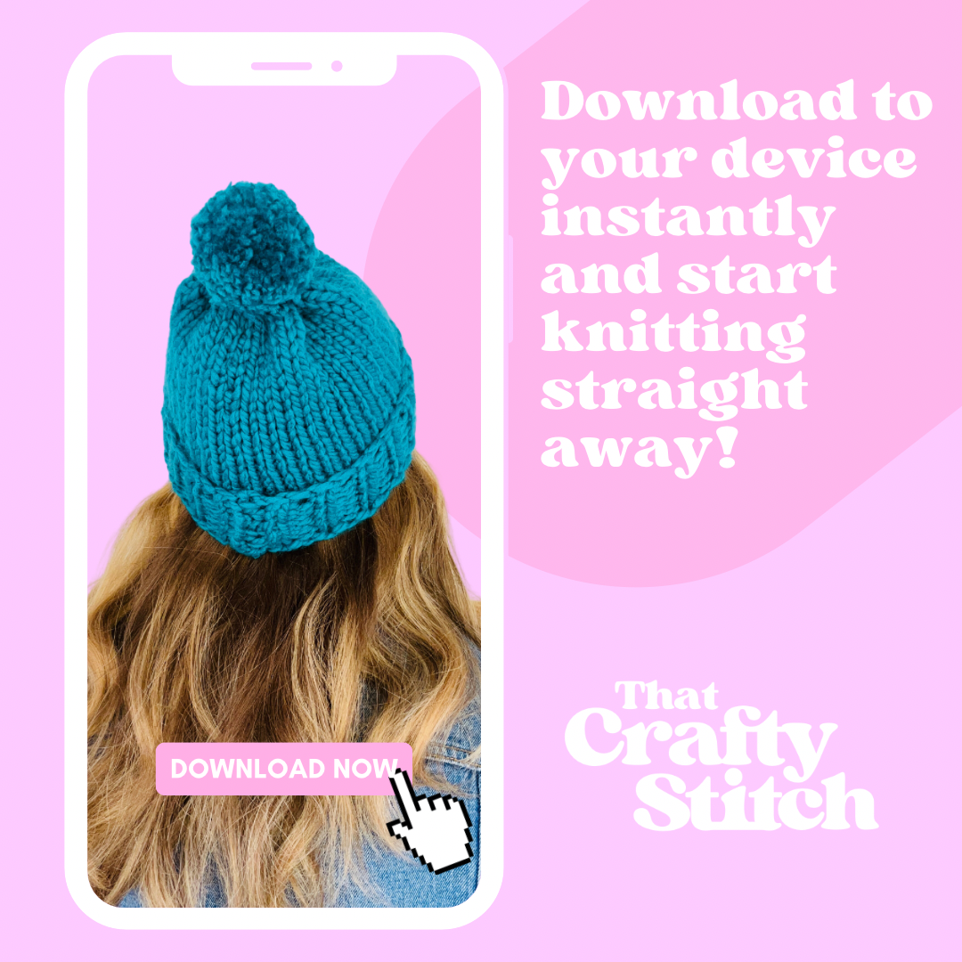 beginner bobble hat knitting pattern