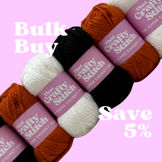 SUPER CHUNKY YARN BUNDLE - Halloween