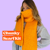 Knitting Kit - Chunky Knit Stitch Scarf