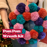pom pom wreath kit
