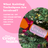 chenille yarn Christmas cracker