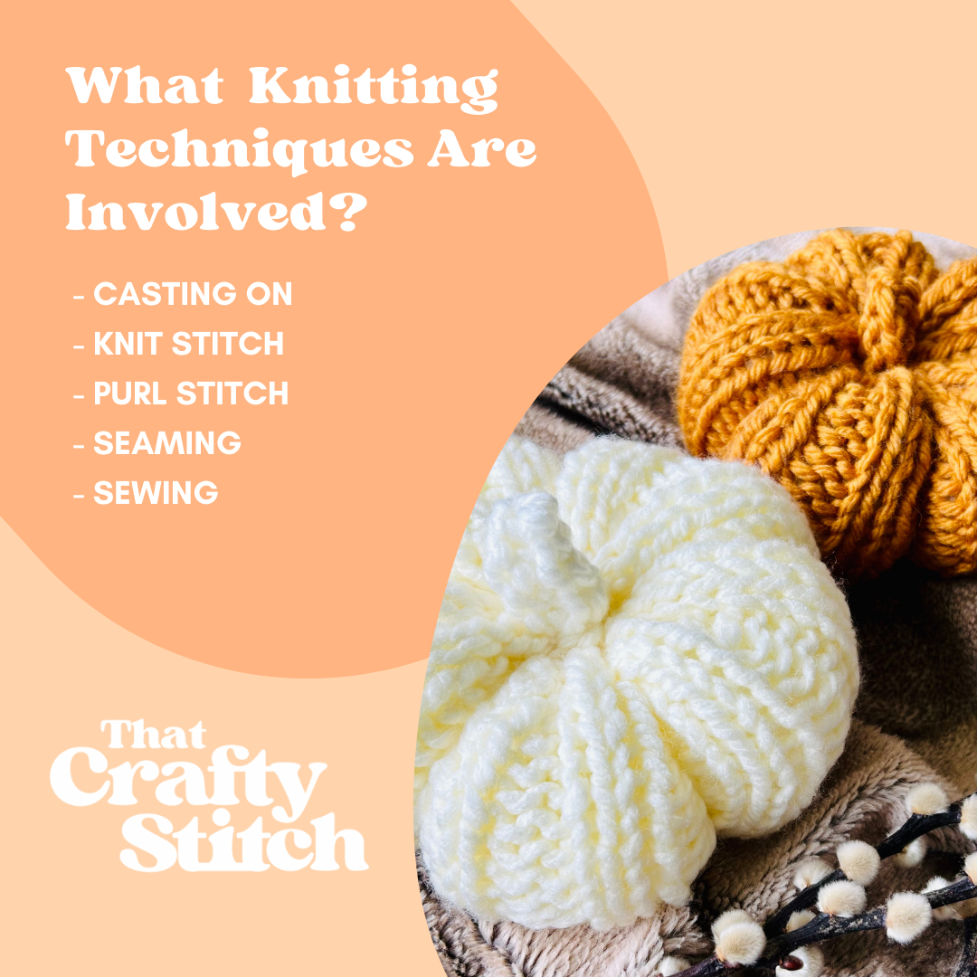 KNITTING KIT - Pumpkins