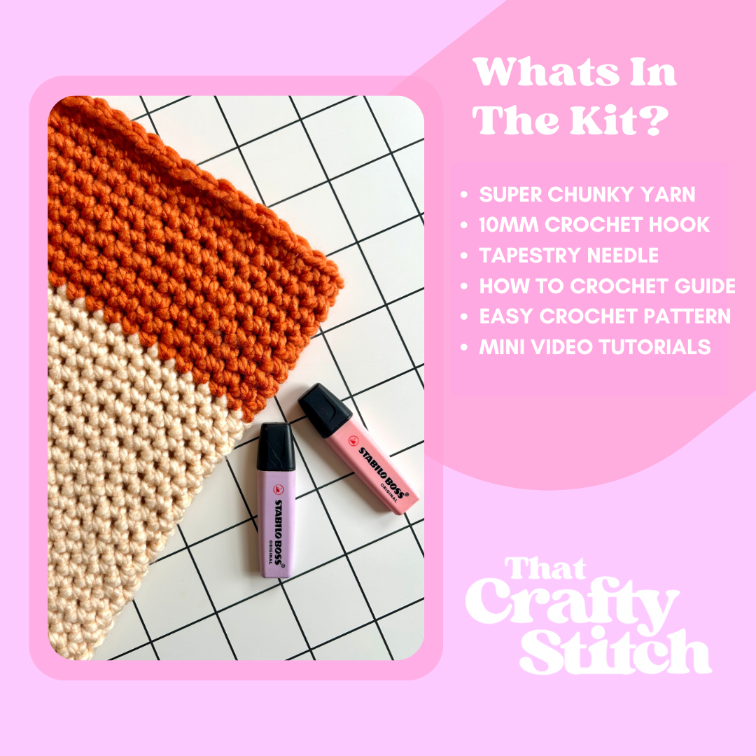 CROCHET KIT - Laptop Sleeve