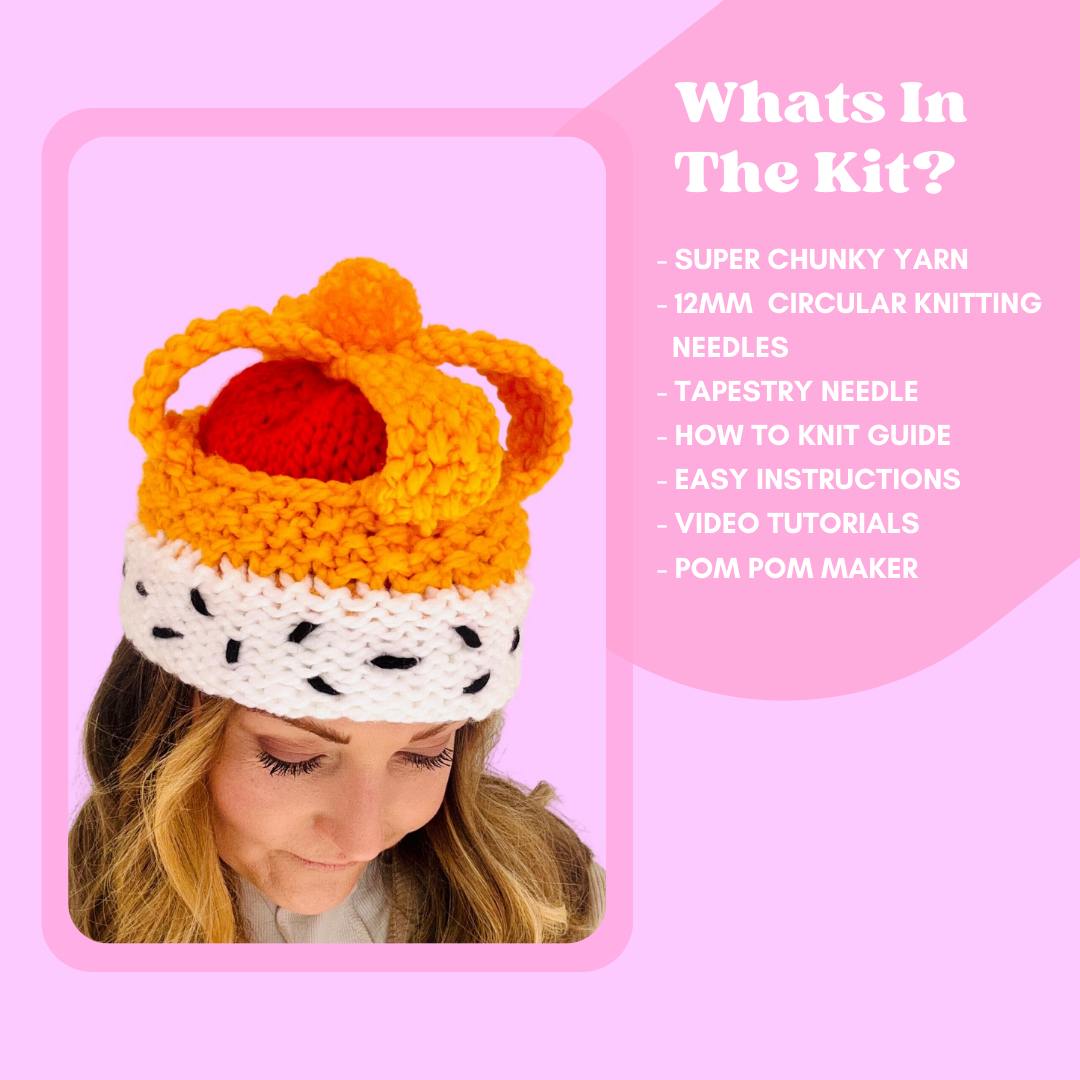 Royal crown knitting kit