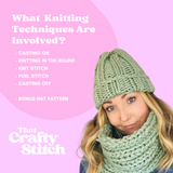 in the round hat knitting kit